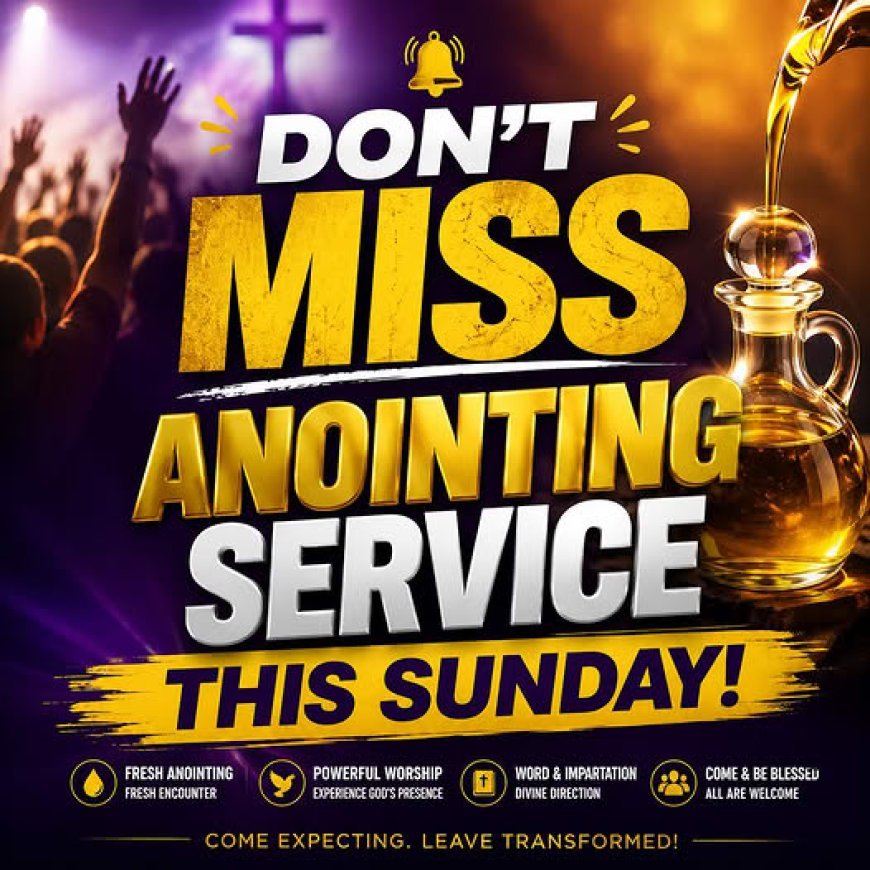 ANOINTING SERVICE